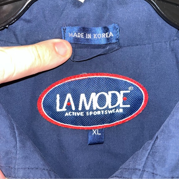 90's Vintage Golf Tourney Jacket LA Mode Embroidered unisex size XL full zip - Picture 2 of 3